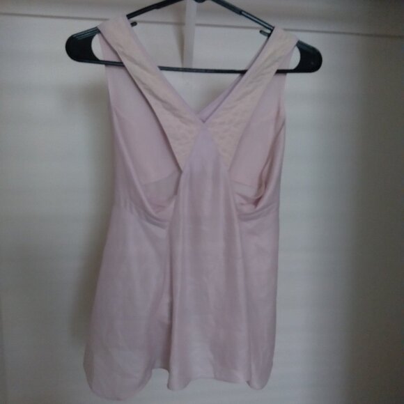 Diesel Champagne Pink and Cream Tank Top with Halter Back - Picture 2 of 4
